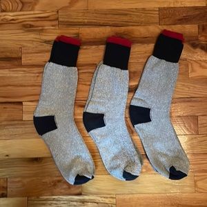 Gray Long Socks 3 Pair Pack